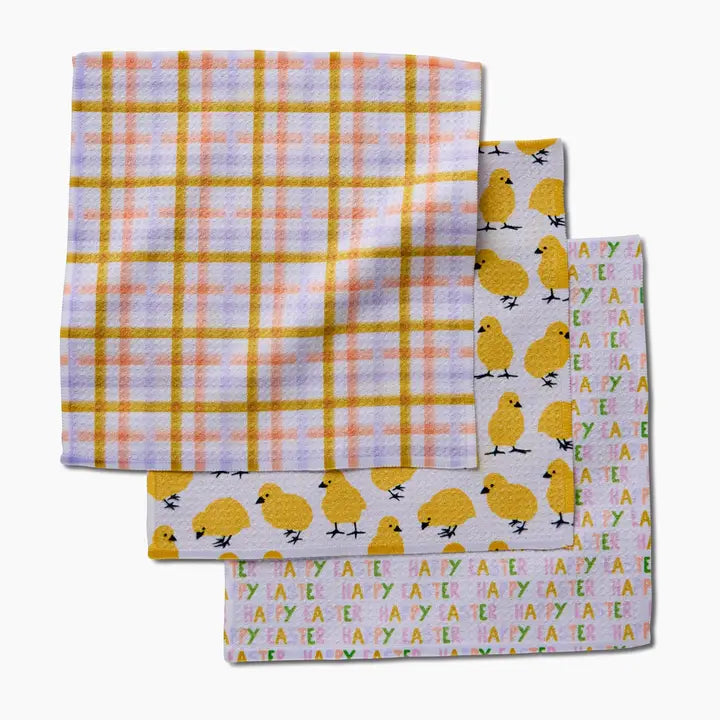 Geometry Dishcloth Set Easter Cheer