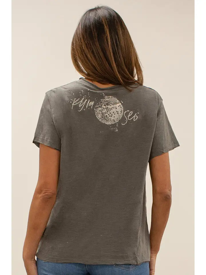 Dancing In The Moonlight Shona Tee Dark Grey