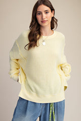 Mineral Washed Raw Cut Thermal Top Lemon Drop