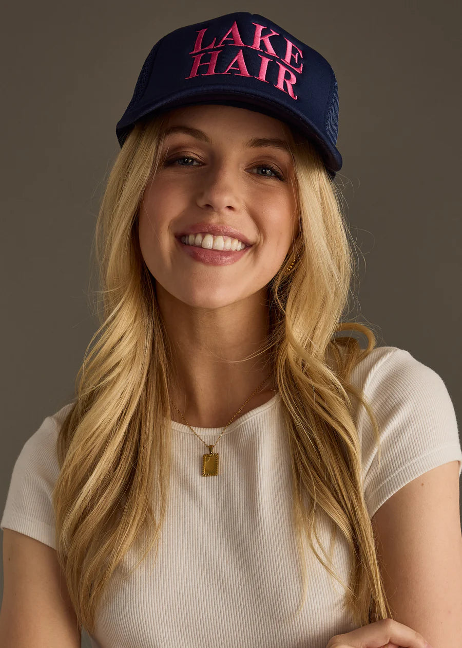 Lake Hair Trucker Hat