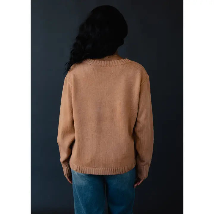 Coffee Weather Sweater Light Brown
