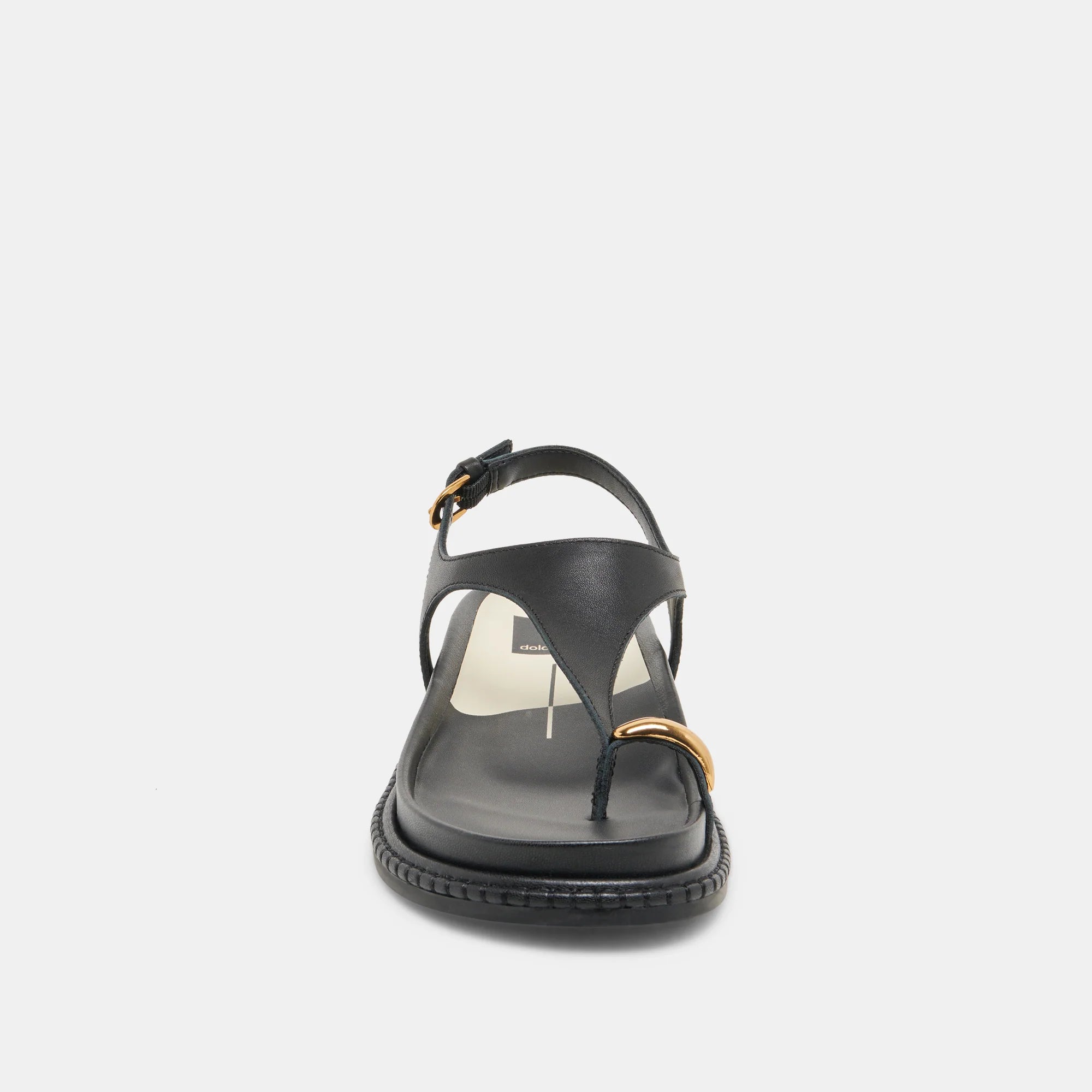 Stefan Sandals Black Leather