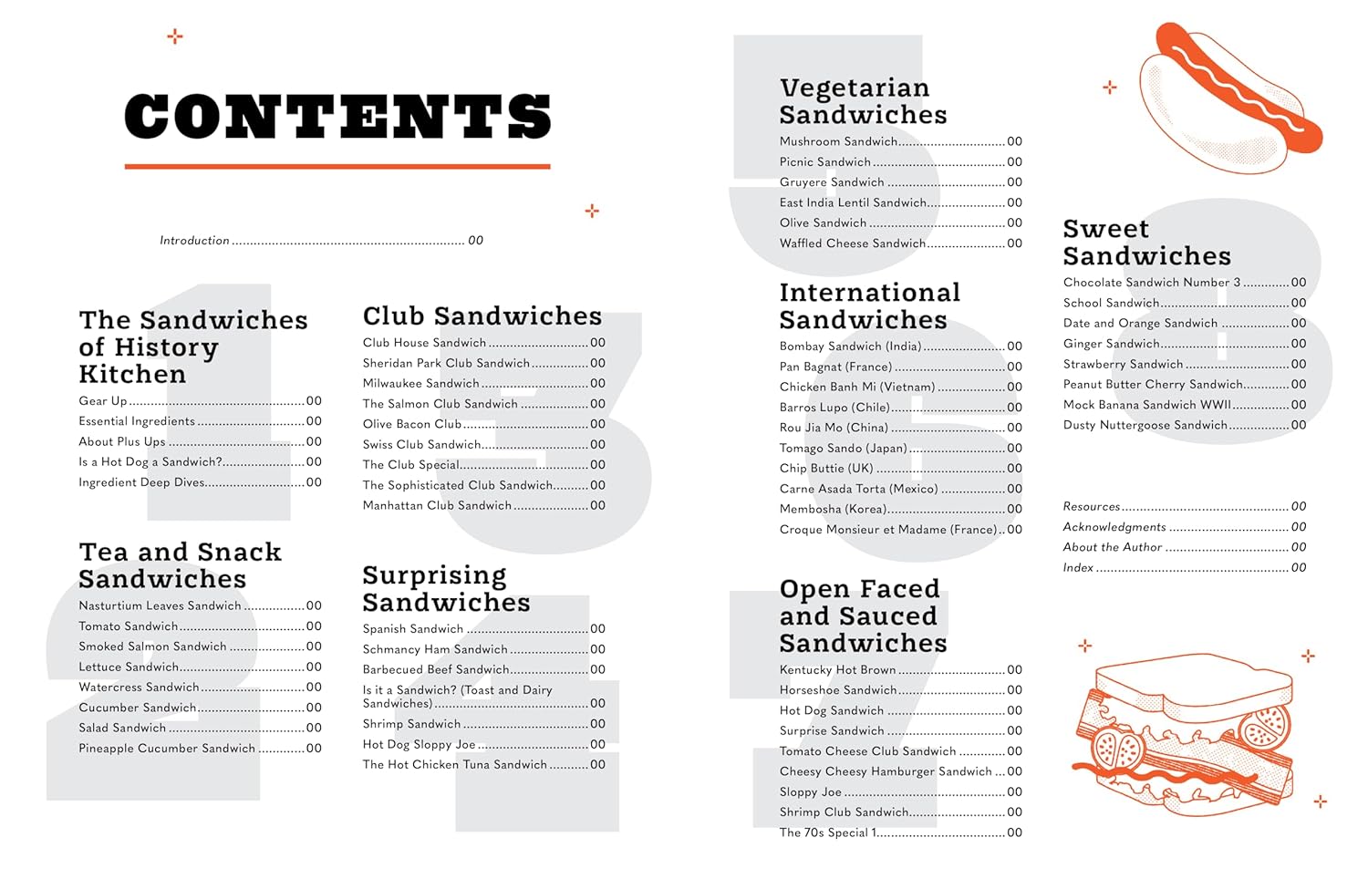 Sandwiches of History: The Cookbook