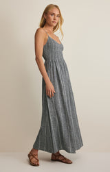 Romy Striped Maxi Dress Eclipse