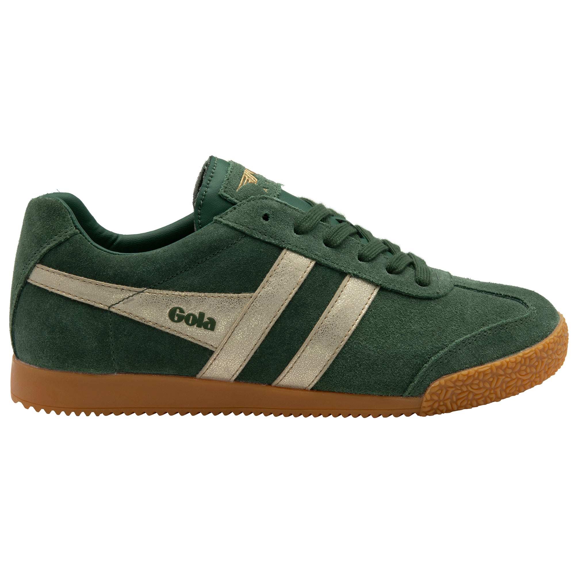 Harrier Mirror Sneaker Evergreen + Gold