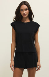 Camino Jersey Top Black