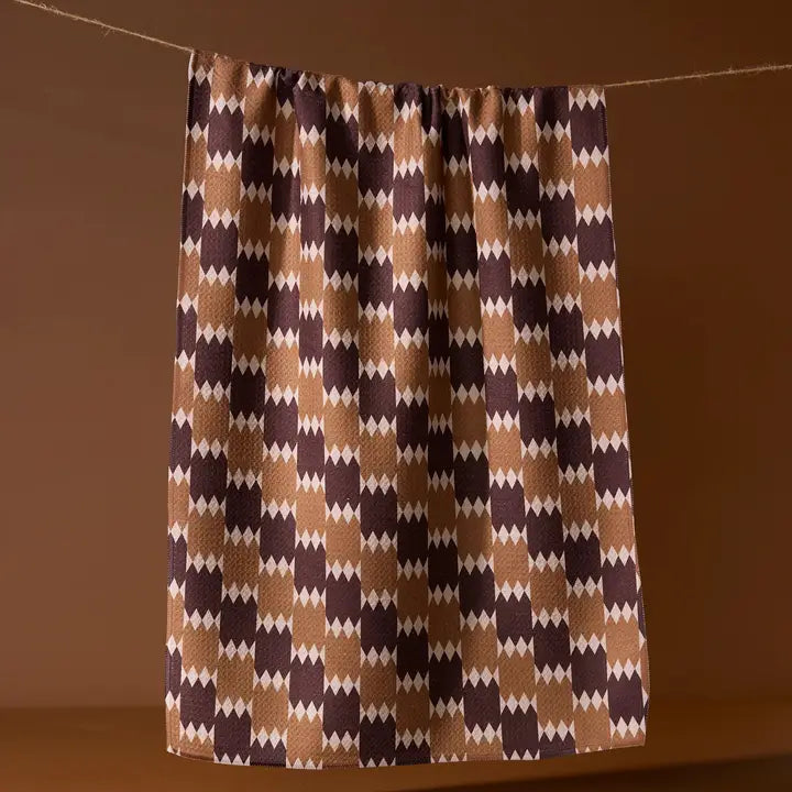 Geometry Tea Towel Mountain Song