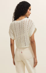 Ballast Crochet Top White
