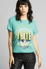 I Bite Burnout Tee Dill Weed