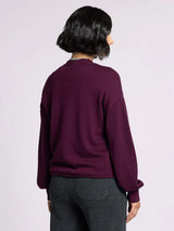 Fatima Sweater Deep Cherrywood