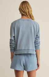Daily Knit Denim Cardigan Ocena Air Indigo