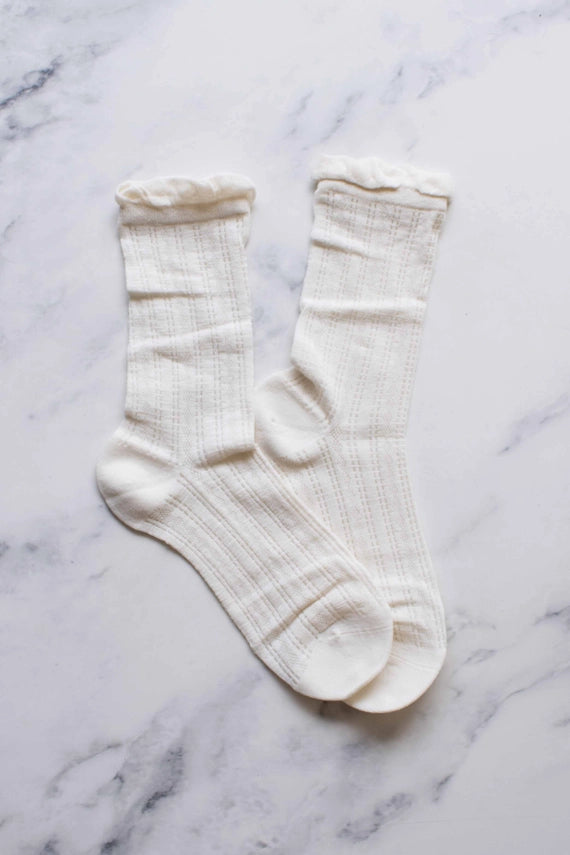 Moment See Through Lace Socks