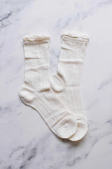 Moment See Through Lace Socks