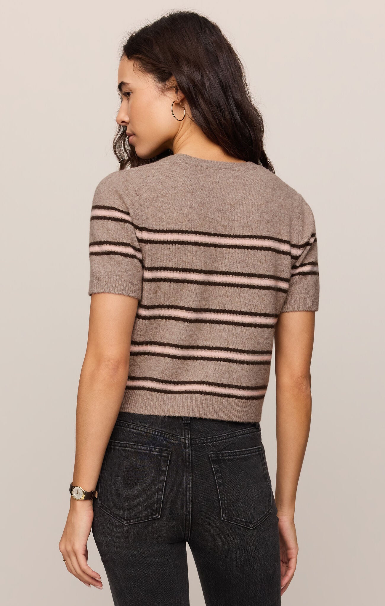 Gatewood Stripe Sweater Heather Ash