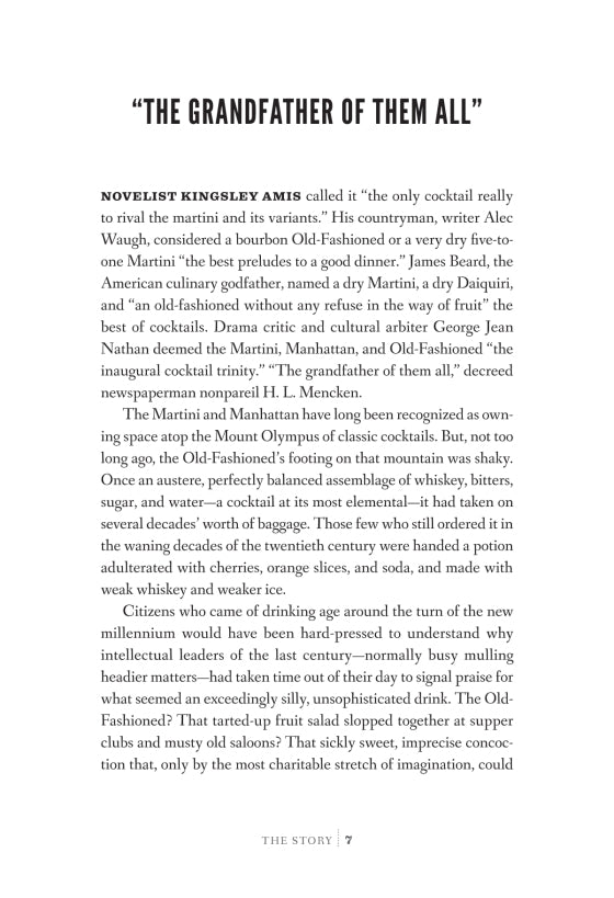 The Old-Fashioned Cocktail Book