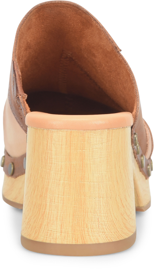 Tay Patchwork Clogs Brown Combo