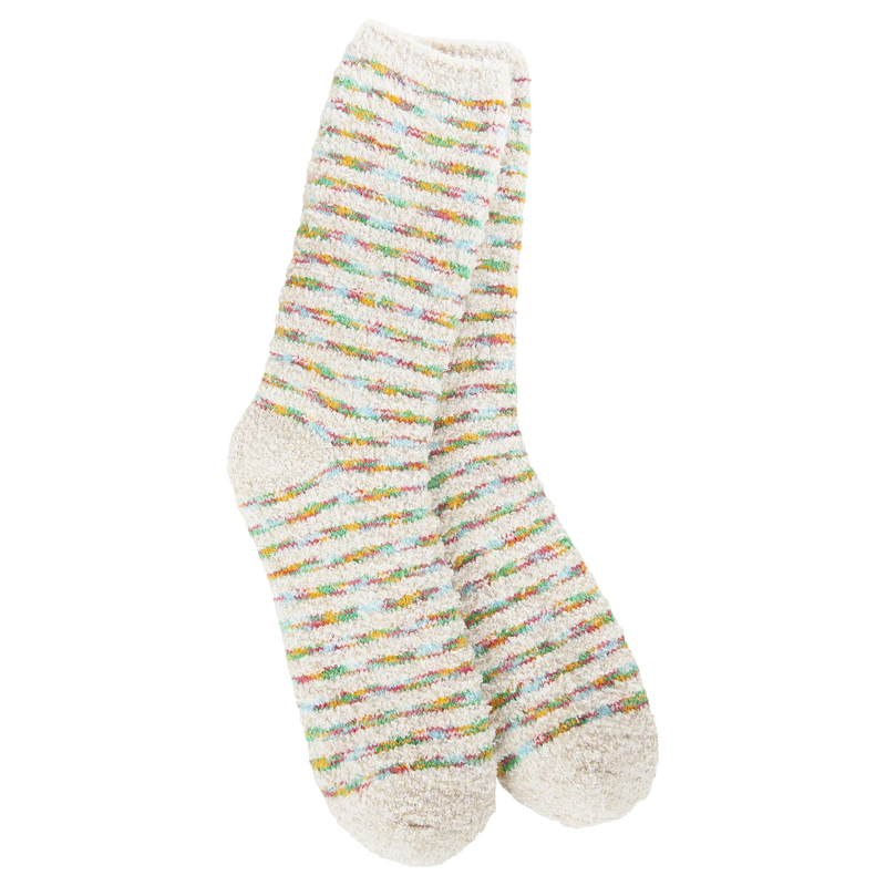 Winter Crew Socks Holiday Stripe