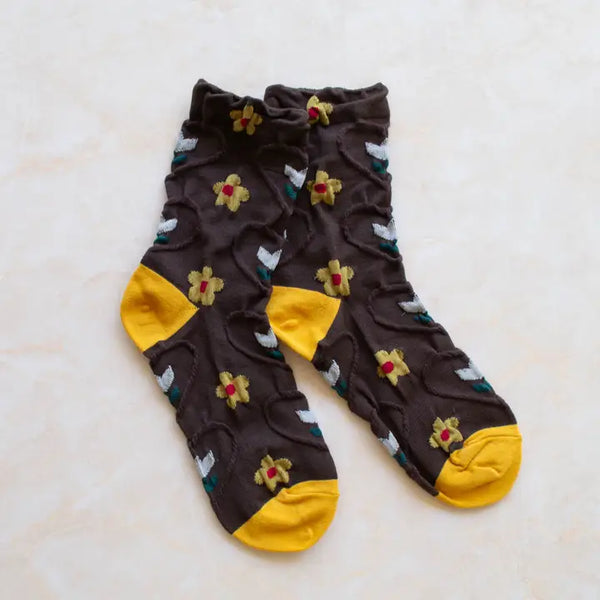 Retro Floral Socks