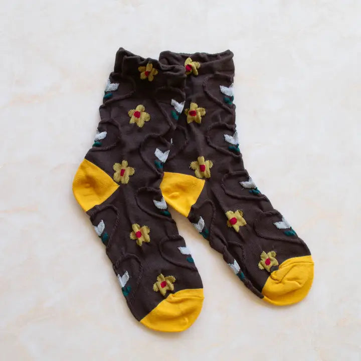 Retro Floral Socks