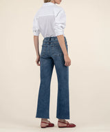 Meg Hi Rise Raw Hem Wide Leg Jeans Family