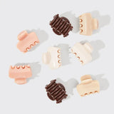 Recycled Plastic Mini Cloud Claw Clips - 8 PC