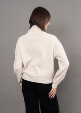 Quinlan Shawl Neck Sweater Sea Pearl