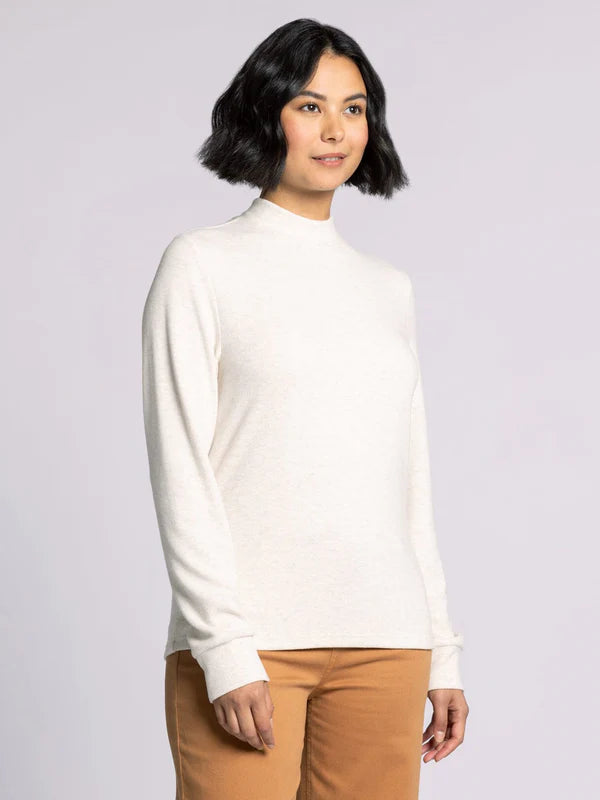 Beth Top Heather Oatmeal