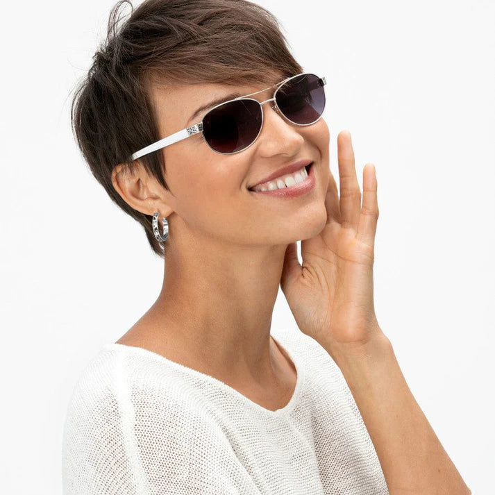 Sugar Shack Sunglasses Chocolate + Silver