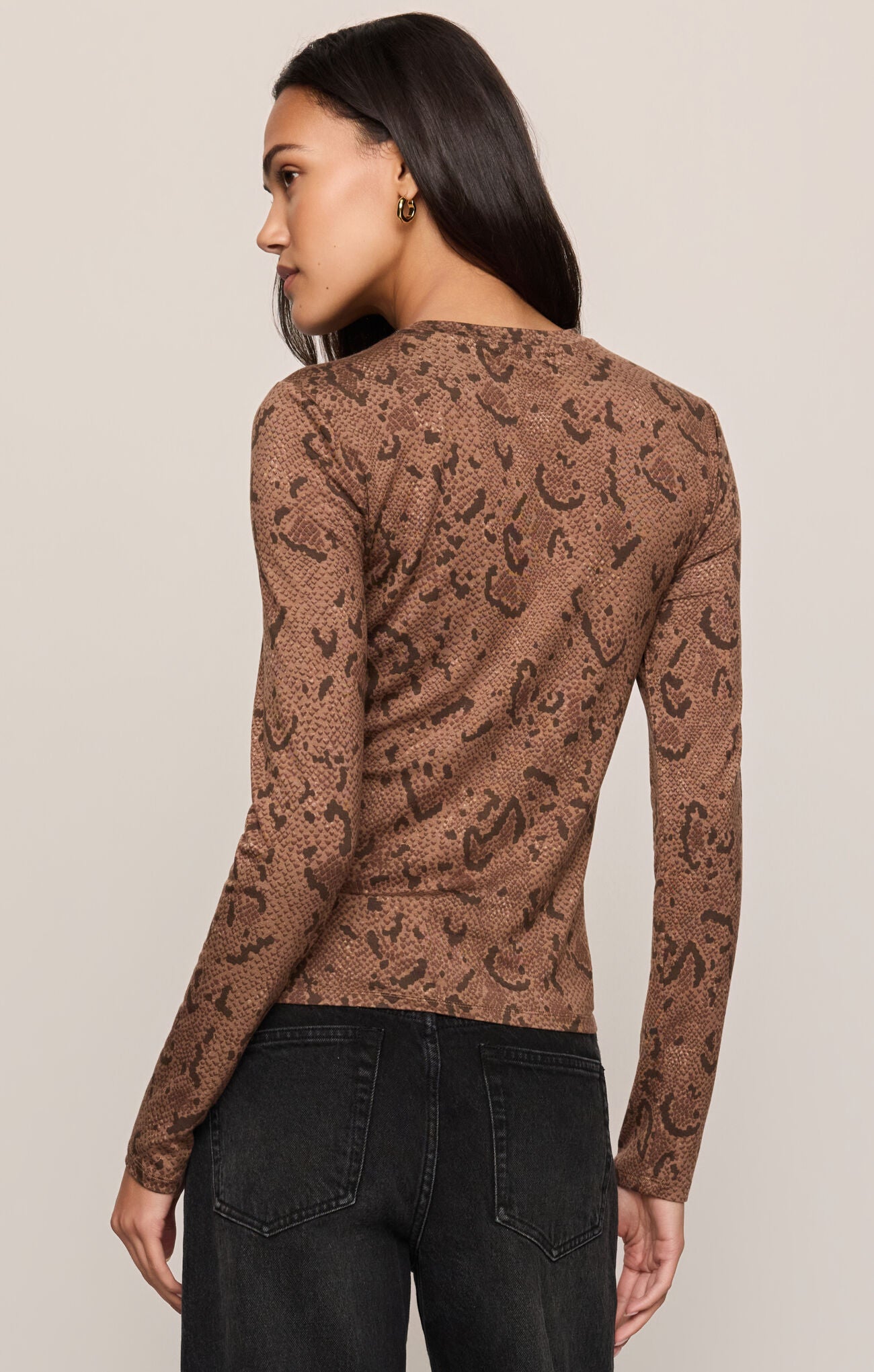 Onyx Snake Top Cocoa Bean