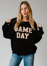 Always Cold Boucle Sweatshirt Black