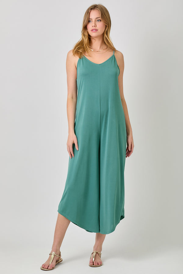 Modal Baggy Jumpsuit Emerald