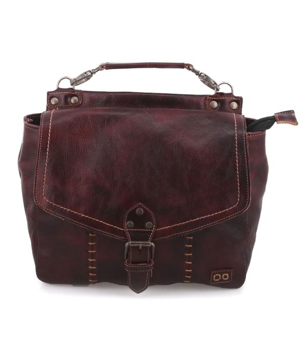 Bathsheba Convertible Crossbody Merlot Rustic