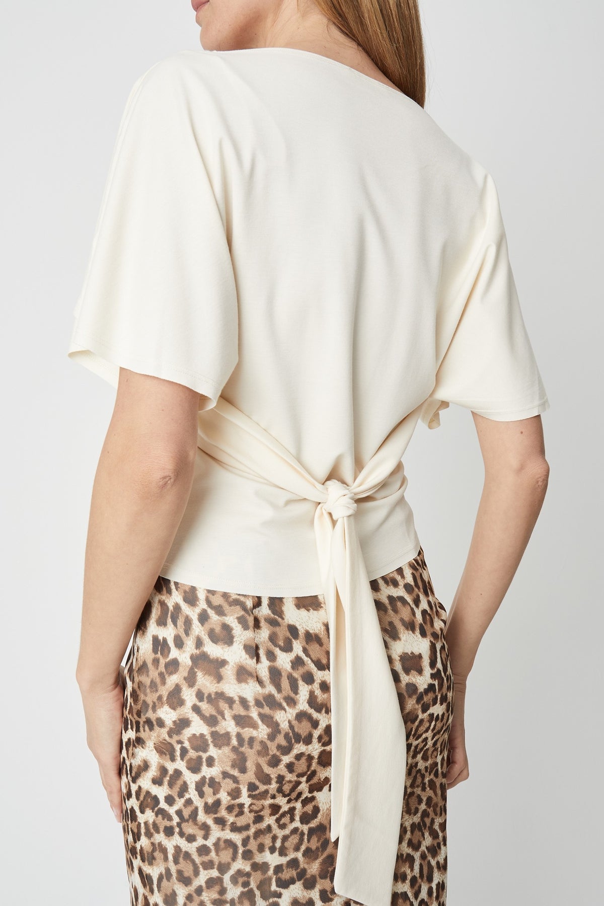 Shianne Adjustable Tie Top Cream