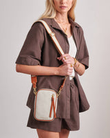 Hallie Small Canvas Crossbody