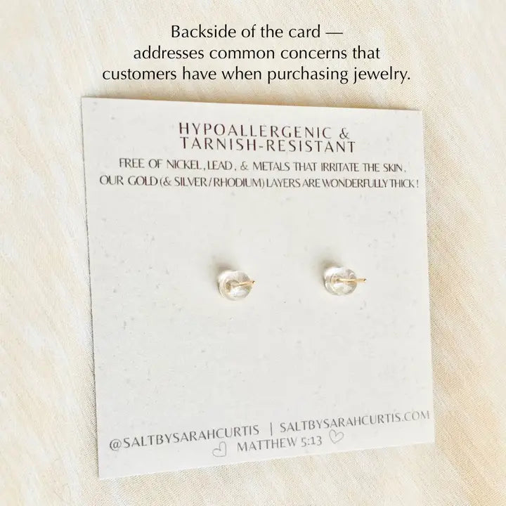 Bow Studs-18k Gold Dainty Earrings