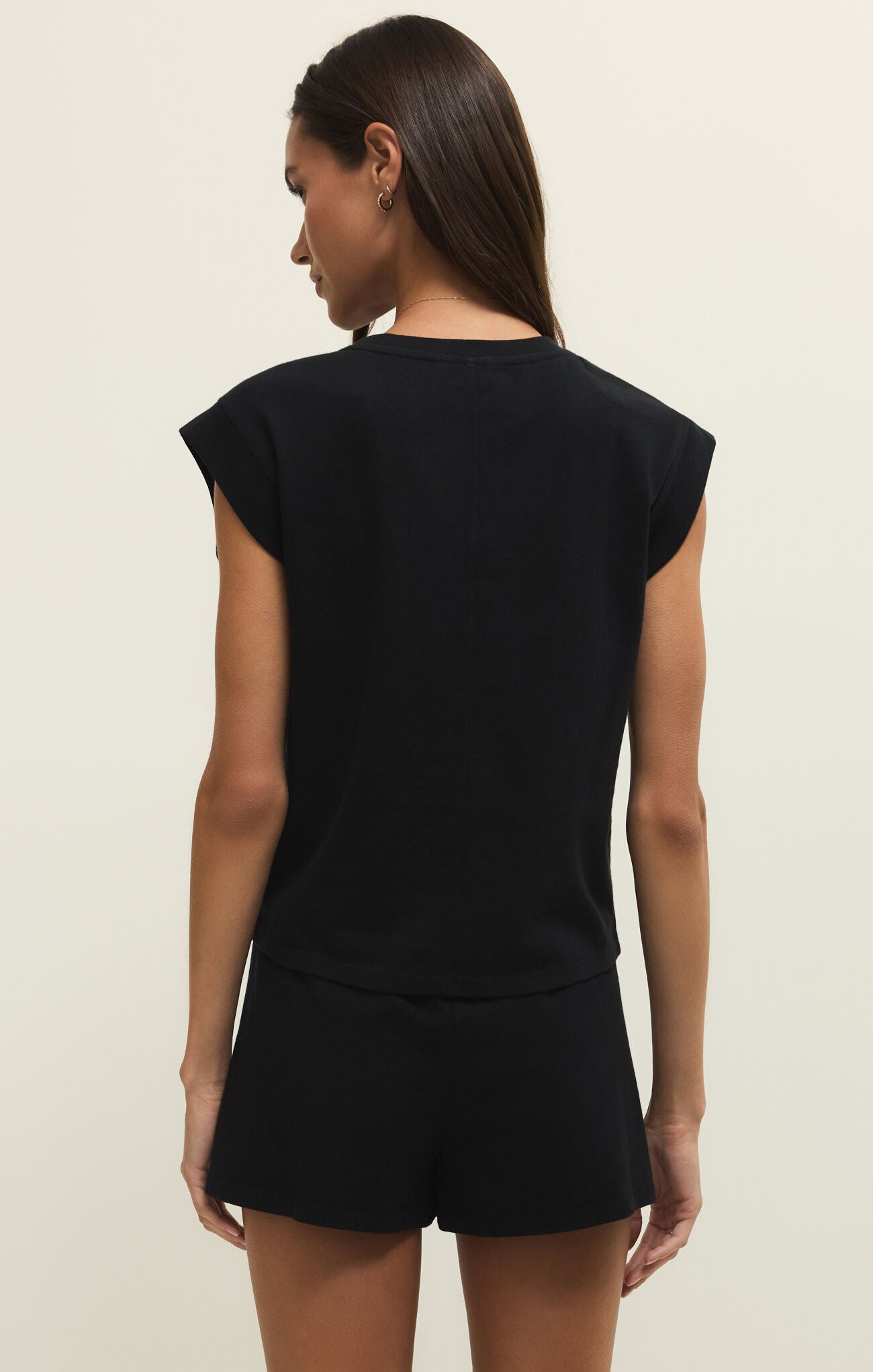 Camino Jersey Top Black