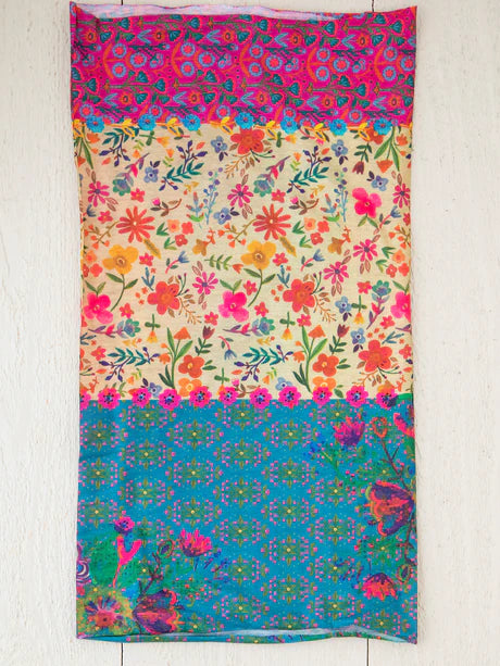 Full Boho Bandeau Floral Border