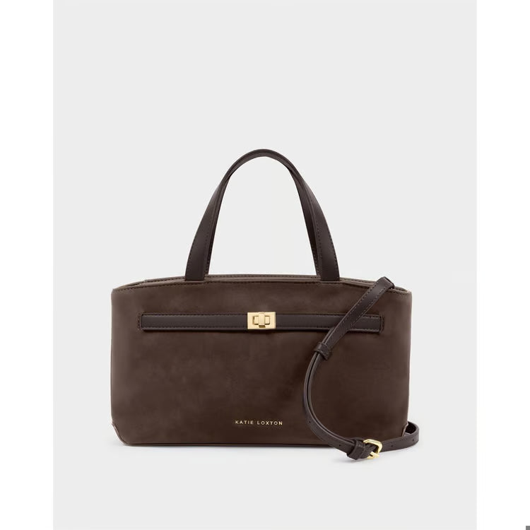 Orin Top Handle Crossbody Bag Bitter Chocolate