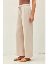 Washed Cotton Modal Fleece Sweatpants Stone