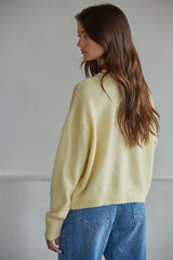 Olivia Knit Cardigan Light Yellow