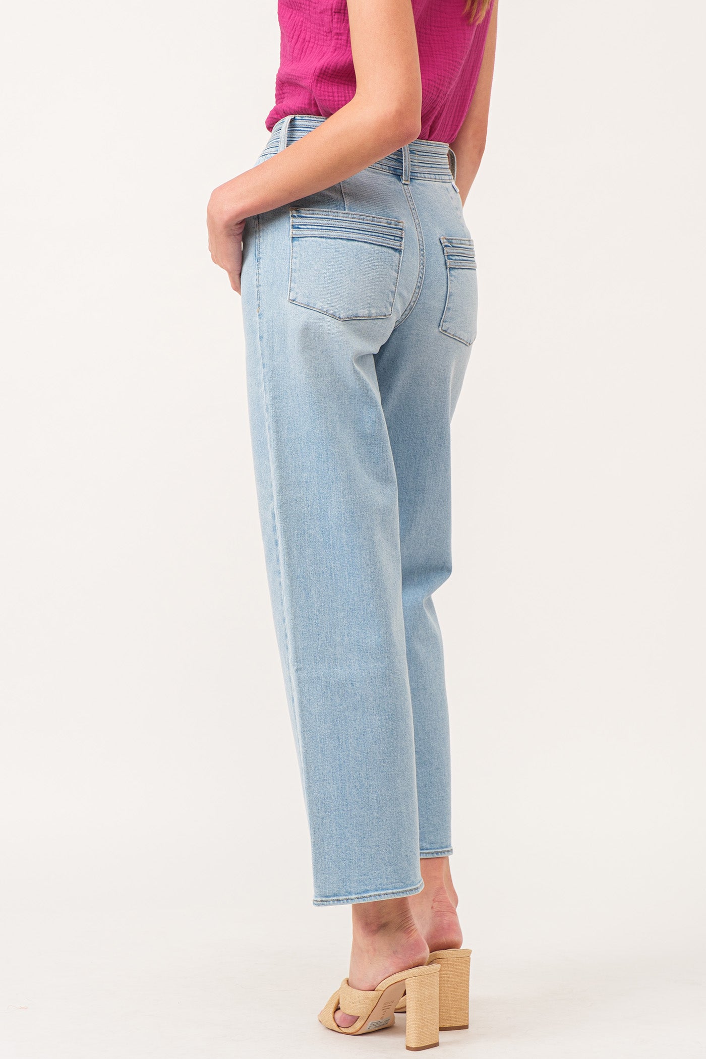Holly Super High Rise Clean Hem Jeans Austin
