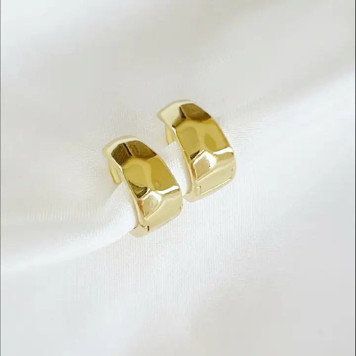 Dylan Hammered Hoop Earrings