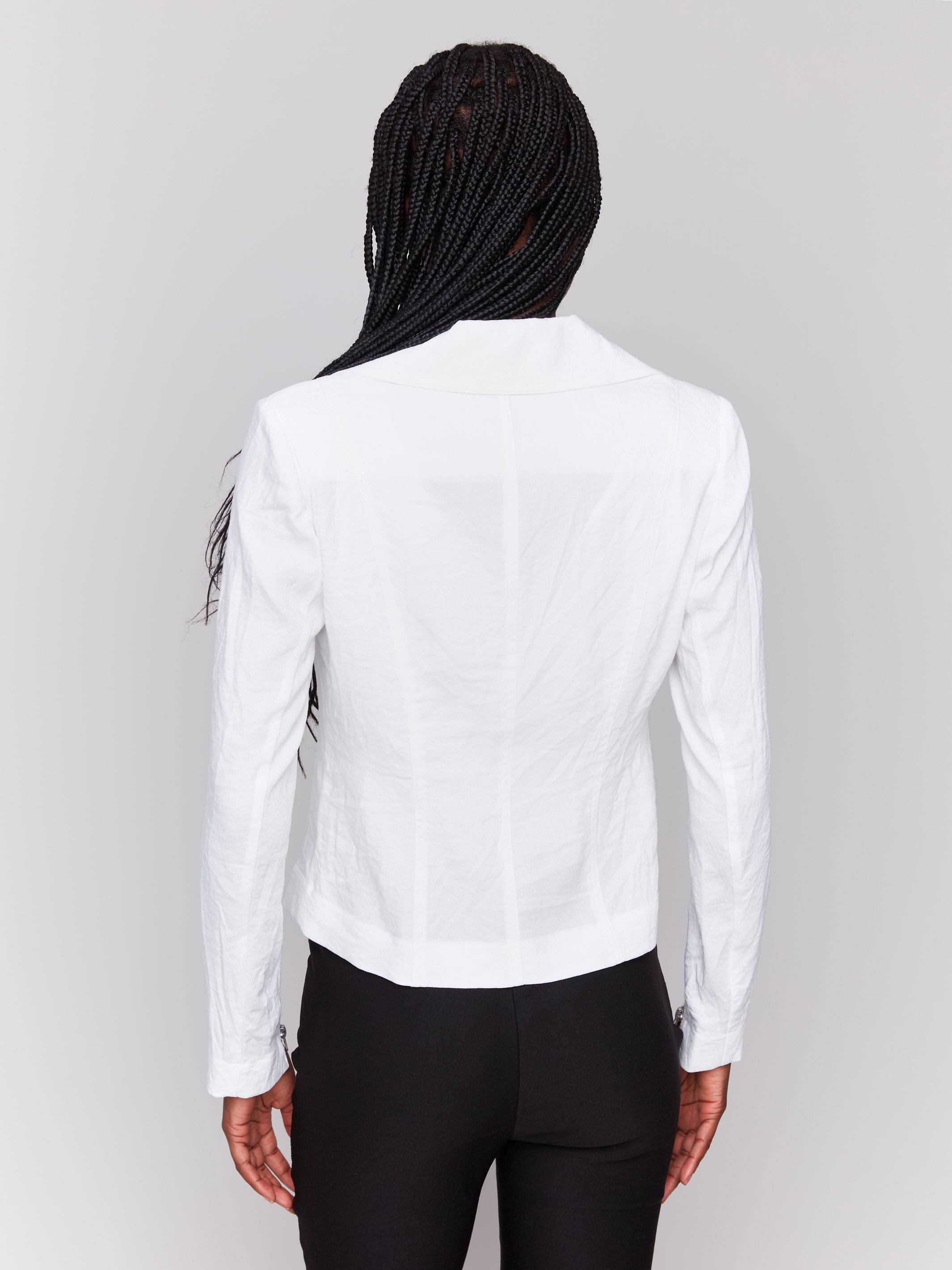 Biker Jacket White