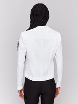 Biker Jacket White