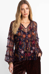 Saphire Mesh Blouse Monika