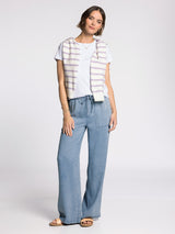 Pearla Pants Blue Chambray