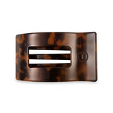 Teleties Medium Flat Rectangle Hair Clip Tortoise