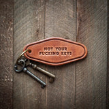 Motel Style Leather Keychain
