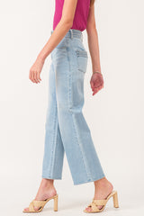 Holly Super High Rise Clean Hem Jeans Austin