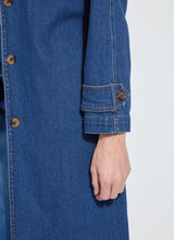 Paris Tencel Denim Trench Dark Midwash